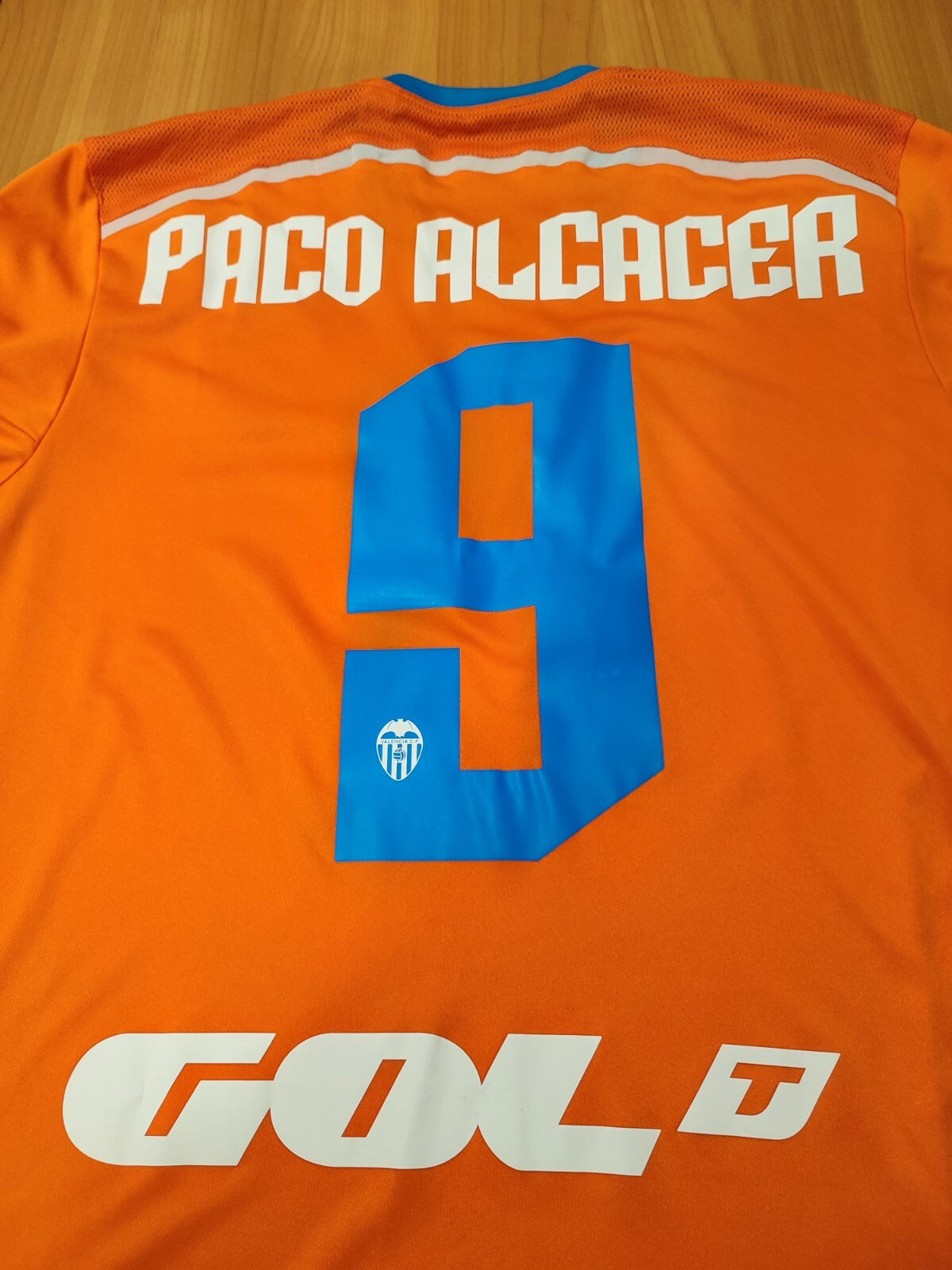 Valencia CF 2014 2015 away 2015 2016 third Size M football kit 3rd Paco Alcacer