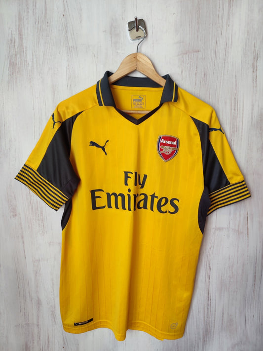 Arsenal London 2016 2017 away Size M Puma soccer shirt jersey football kit tee