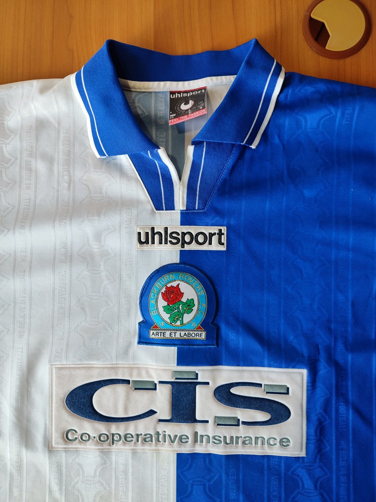 Blackburn Rovers FC 1999 2000 home Sz M soccer shirt jersey football kit VINTAGE