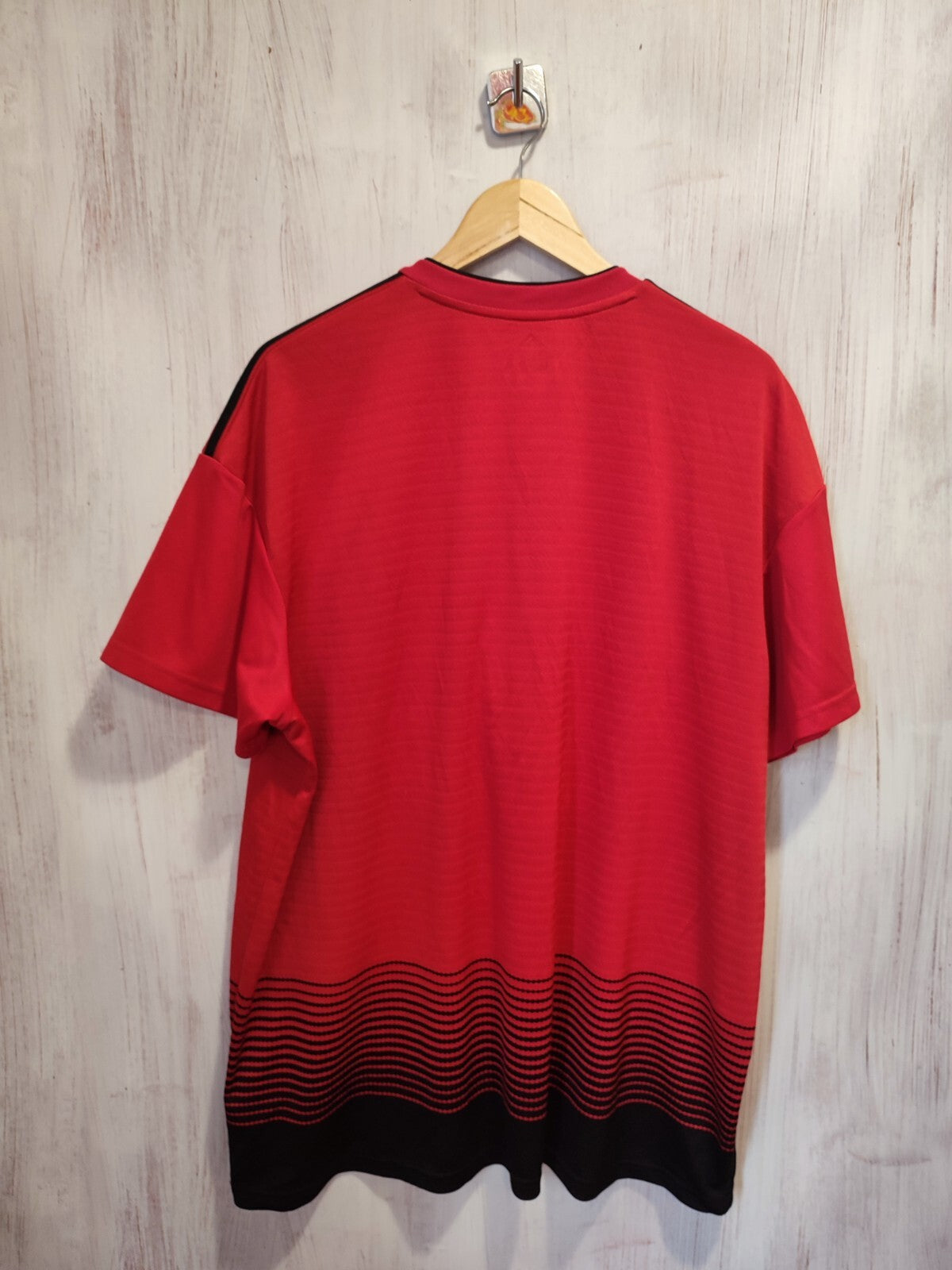 Manchester United 2018 2019 home 2XL Adidas soccer shirt jersey football kit XXL