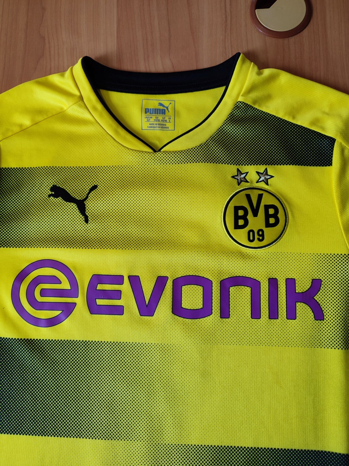Borussia Dortmund 2017 2018 home Sz S soccer jersey shirt football kit tee Reus