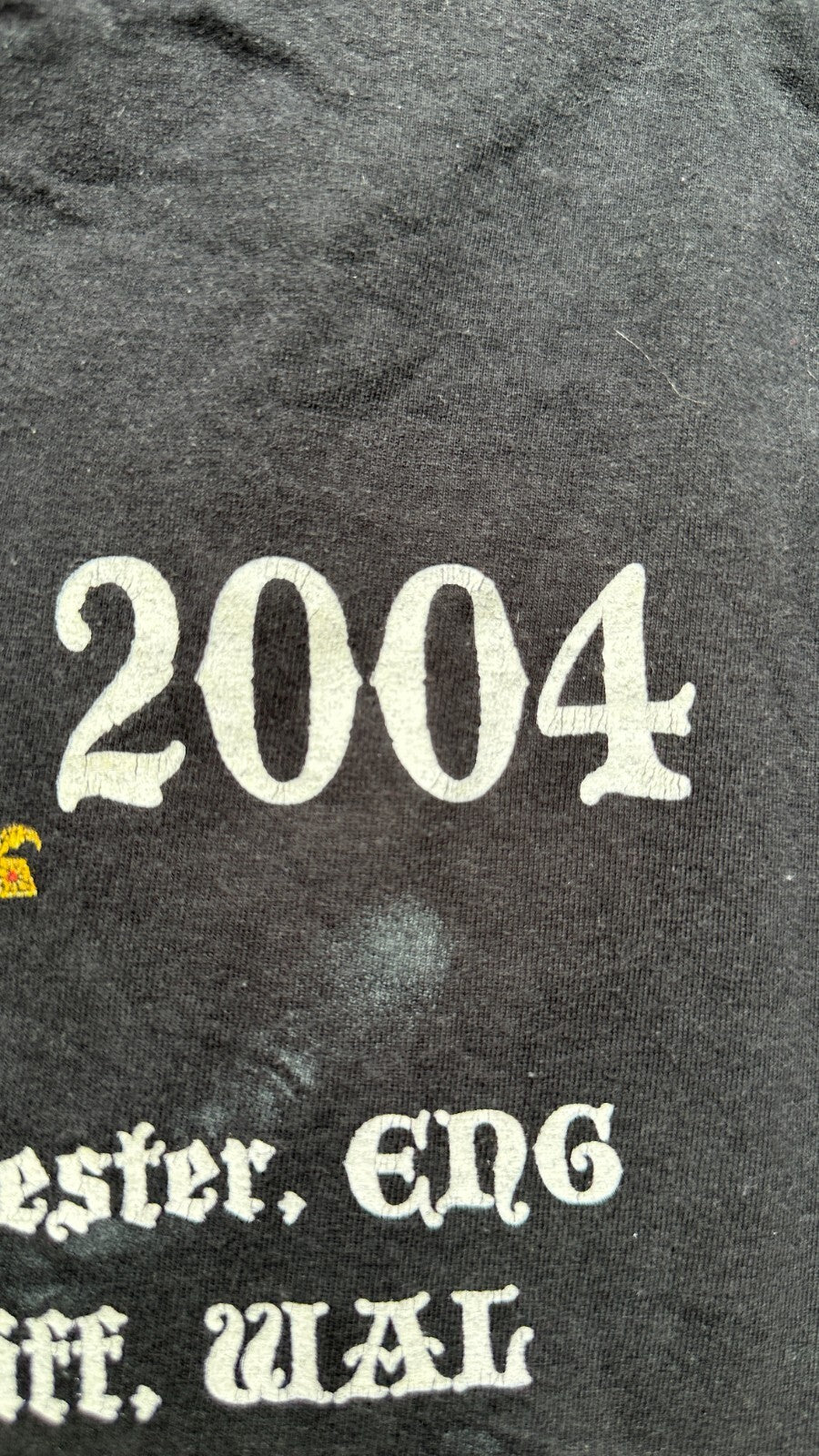 Vintage Slayer 2004 Europe tour Eagle logo Size L Fruit of The Loom tee t-shirt