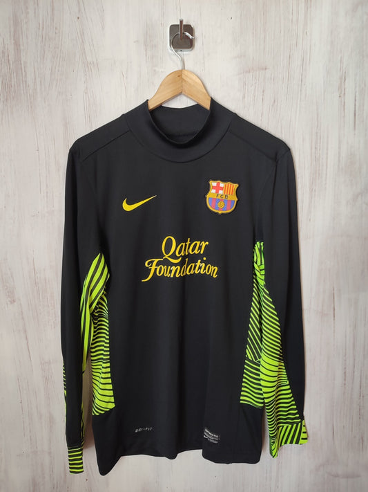FC Barcelona 2011 2012 goalkeeper Size S shirt jersey football soccer kit tee GK