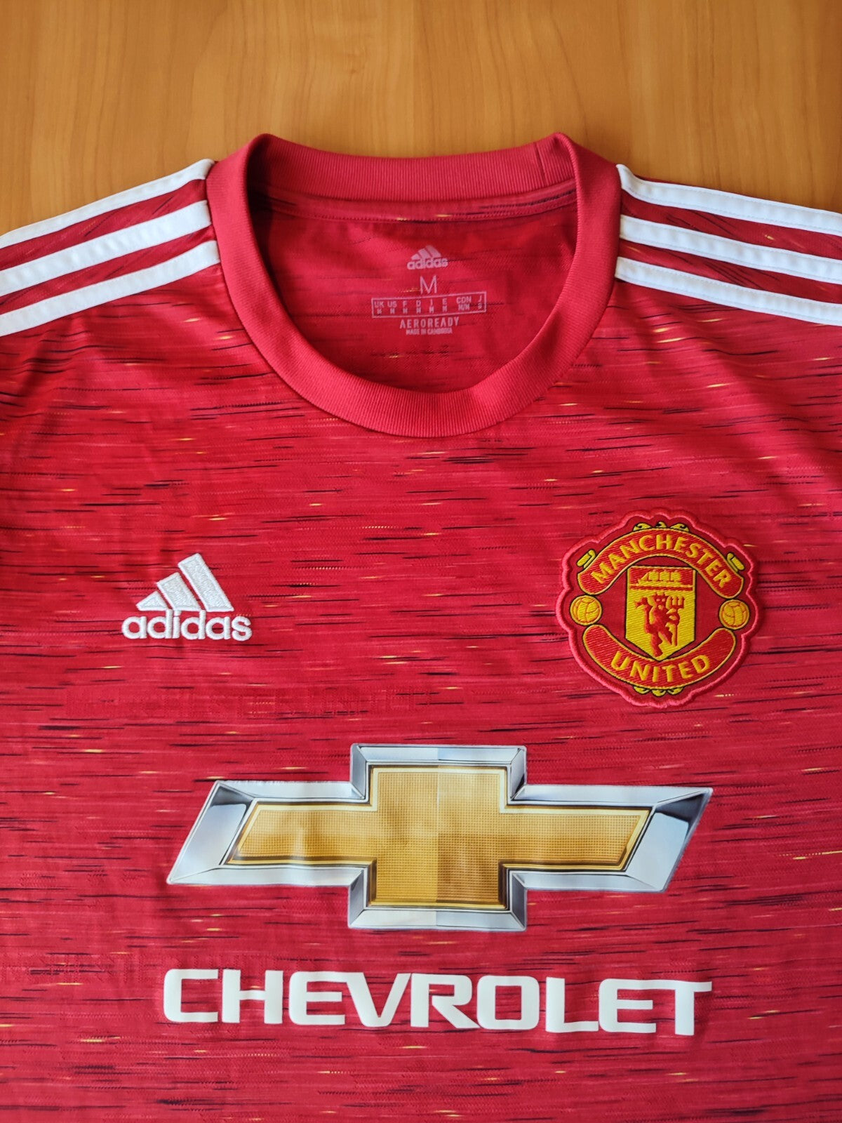 Manchester United 2020 2021 home Size S shirt jersey football soccer kit Adidas