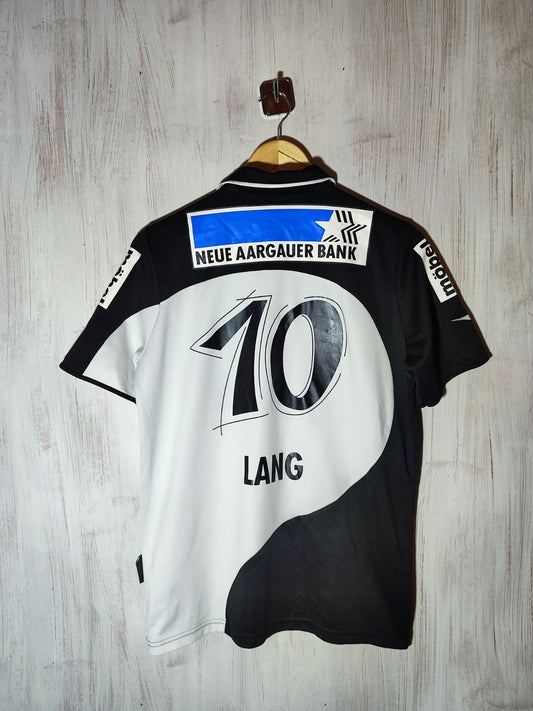 FC Aarau 2009 2010 home Size S shirt jersey soccer football kit maillot tee Lang