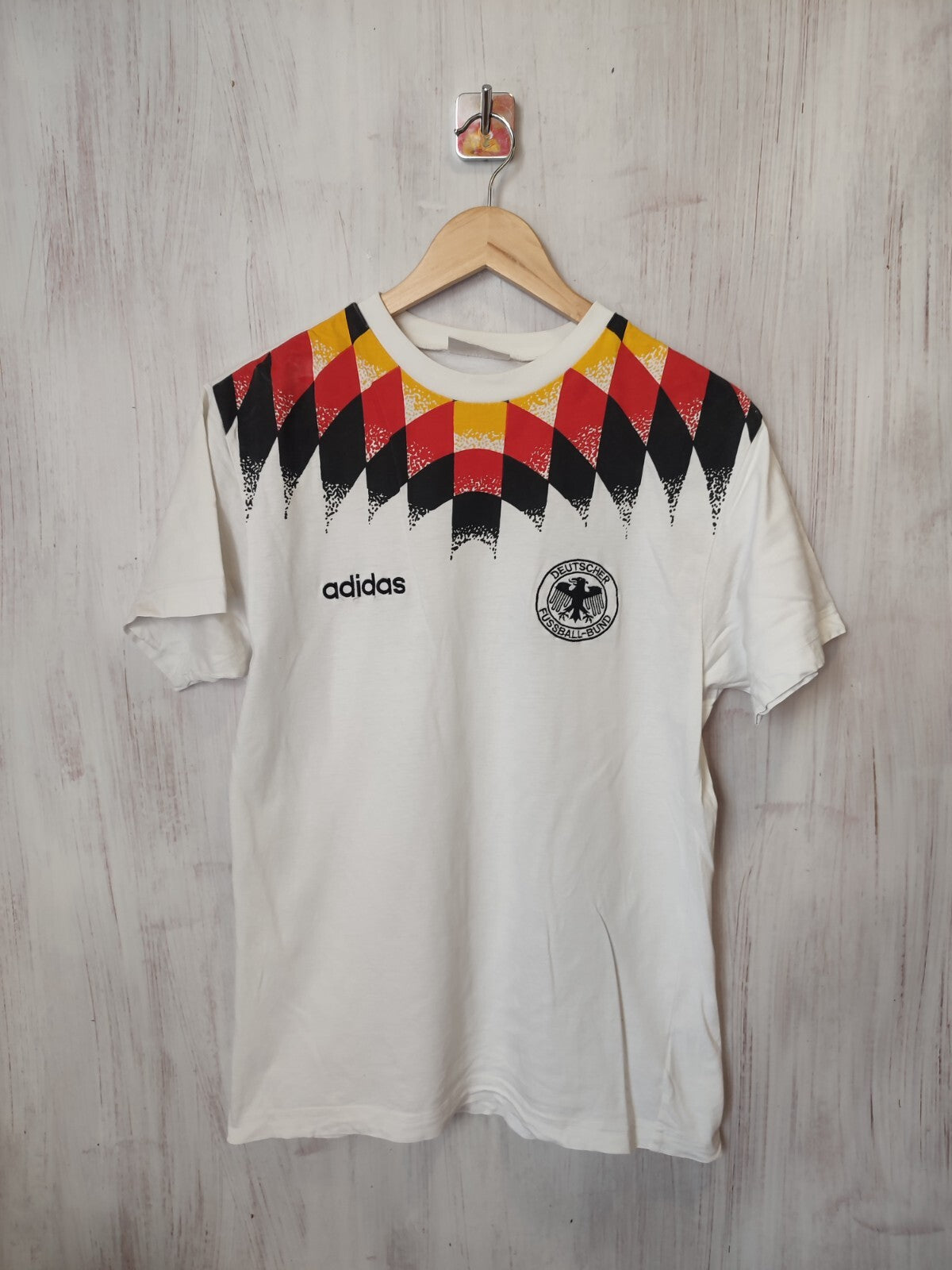 Deutschland 1994 1995 1996 Sz S Germany Cotton shirt jersey soccer football tee