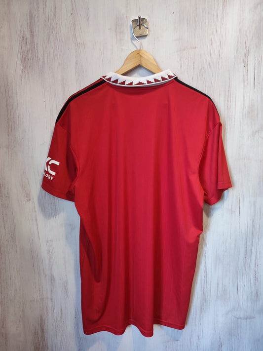 Manchester United 2022 2023 home Size XL jersey shirt soccer football kit Adidas