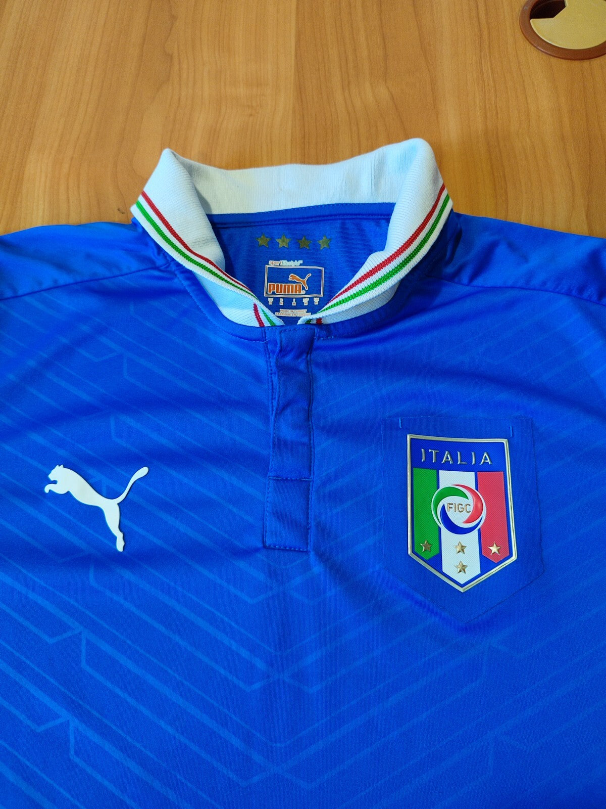 Italy national team 2012 2013 home Sz M Puma shirt jersey soccer Italia kit tee