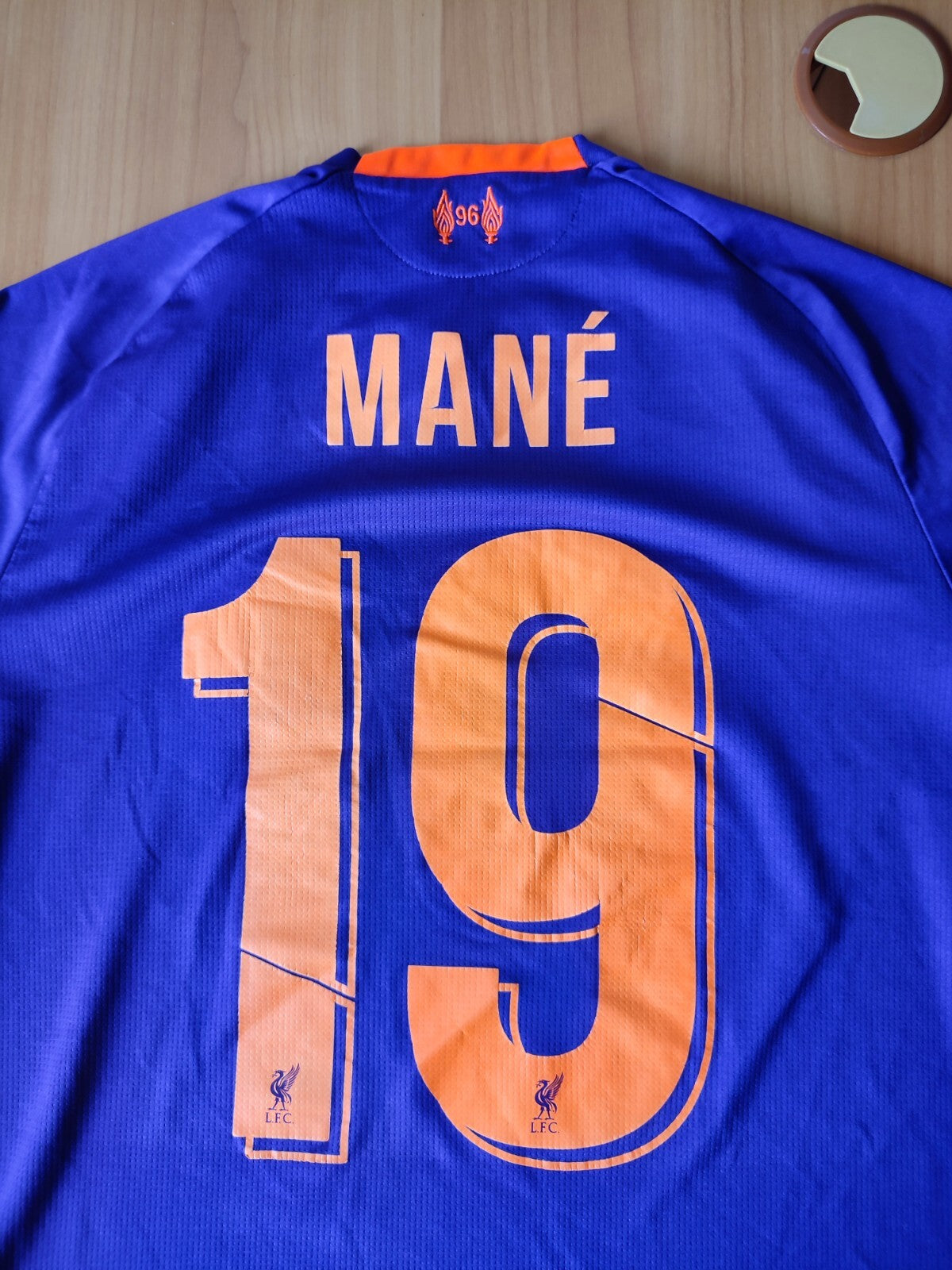 FC Liverpool 2018 2019 away Size S shirt soccer football jersey kit Sadio Mane
