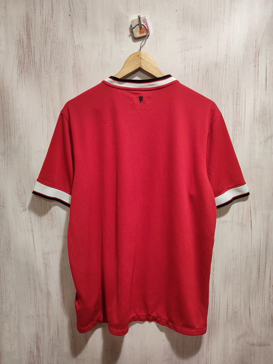 Manchester United 2014 2015 home Sz L Nike soccer shirt jersey football kit tee
