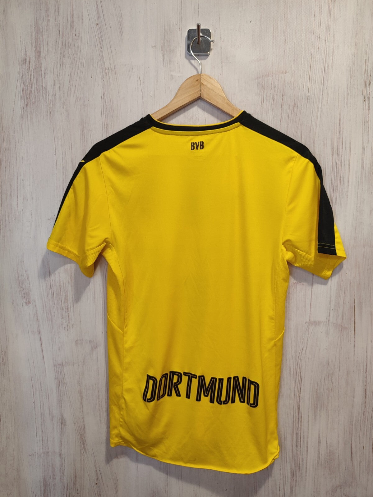Borussia Dortmund 2016 2017 home Sz S BVB Puma jersey shirt football soccer kit