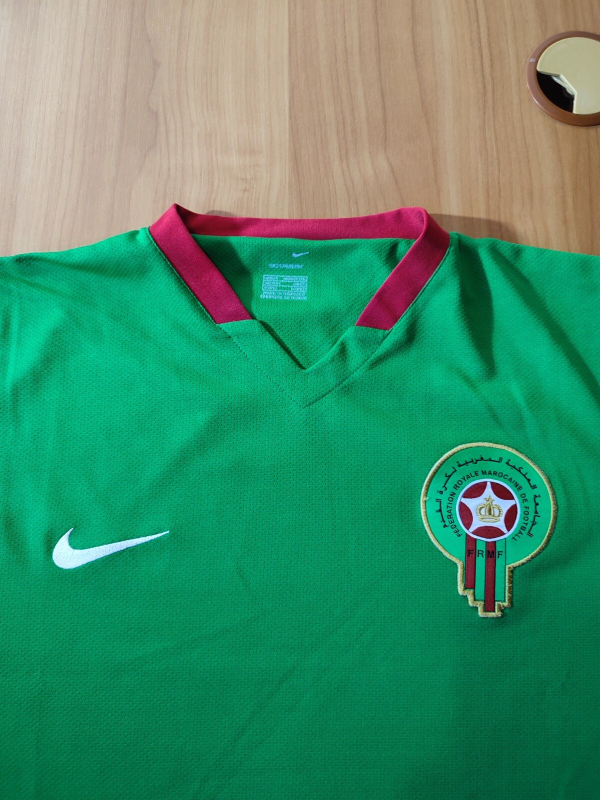 Morocco 2006 2007 home Sz M football shirt soccer jersey maillot kit tee trikot