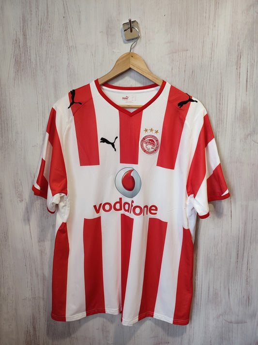 Olympiakos 2008 2009 home Sz XL Puma football shirt jersey soccer Olympiacos kit