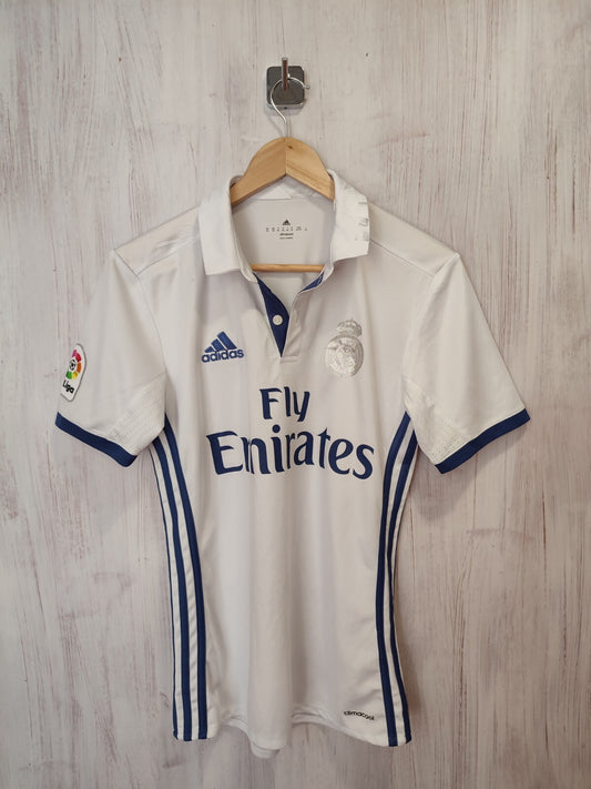 Real Madrid 2016 2017 home Sz XS shirt jersey soccer football maillot kit Adidas