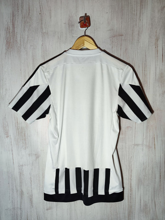 Juventus 2015 2016 home Sz S Adidas shirt jersey football soccer maillot kit tee