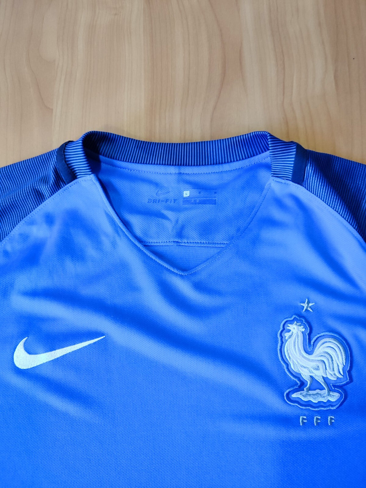 France national team 2016 2017 home Size L Nike shirt jersey soccer football kit