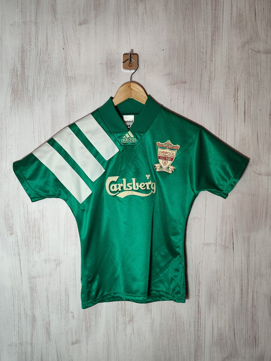 FC Liverpool 1992 1993 away Size 30-32" Adidas football shirt jersey soccer kit