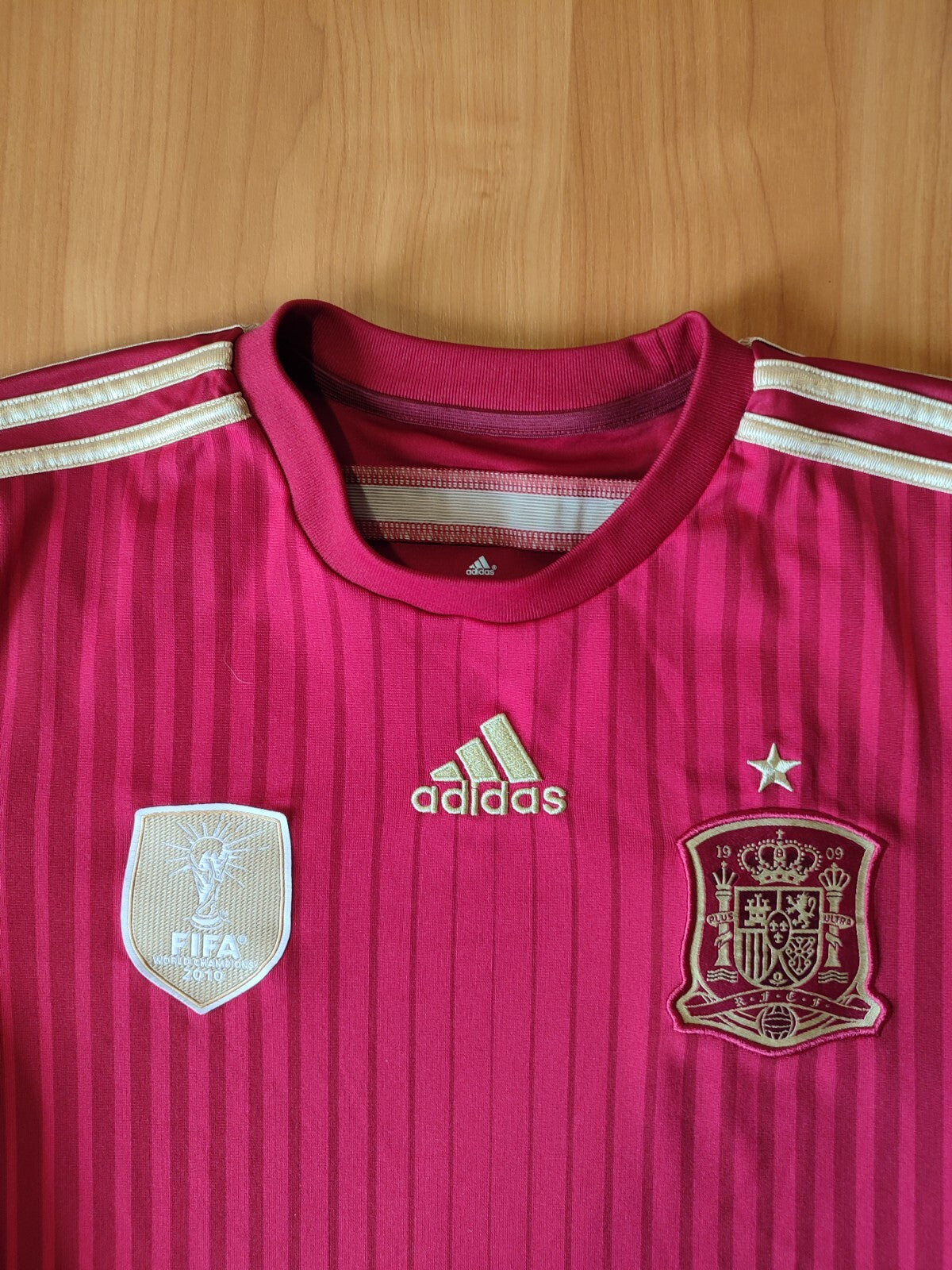 Spain 2014 2015 home Size S Adidas shirt jersey football soccer maillot kit tee