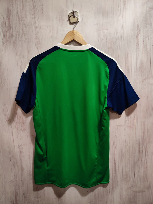Northern Ireland 2016 2017 home Sz M Adidas shirt jersey soccer football kit tee