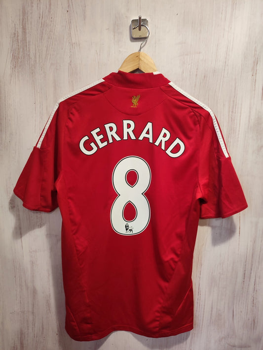 FC Liverpool 2008 2009 2010 home Size M shirt soccer football jersey kit Gerrard