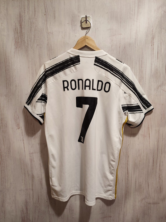 Juventus 2020 2021 home Sz L Adidas shirt jersey soccer football kit tee Ronaldo
