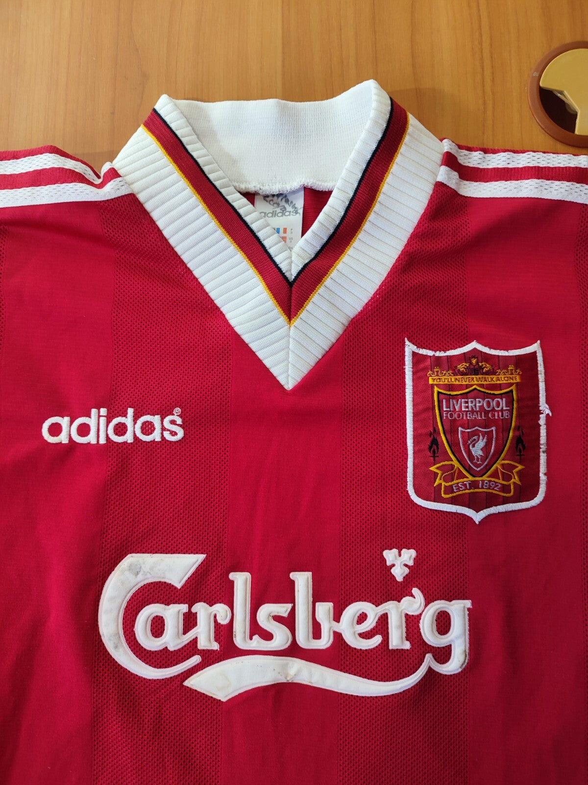 FC Liverpool 1995 1996 home Size S shirt soccer jersey football kit tee vintage