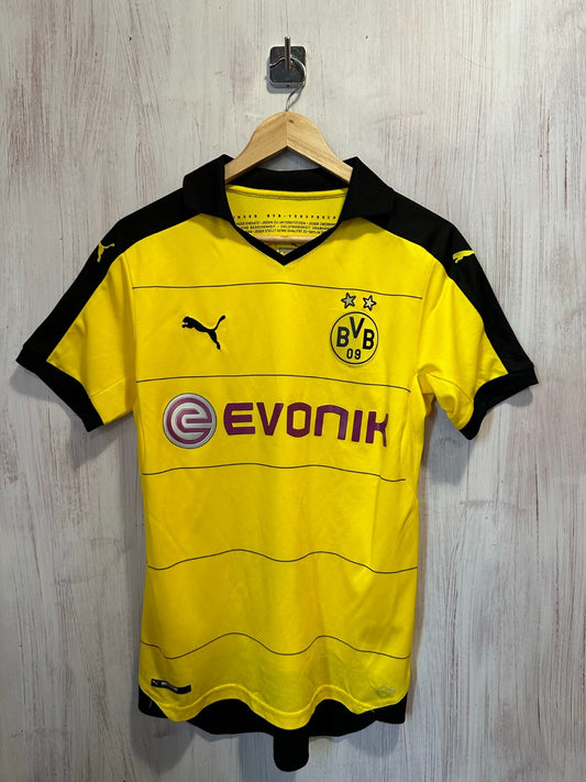 Borussia Dortmund 2015 2016 Home Sz S BVB Puma jersey shirt football kit trikot