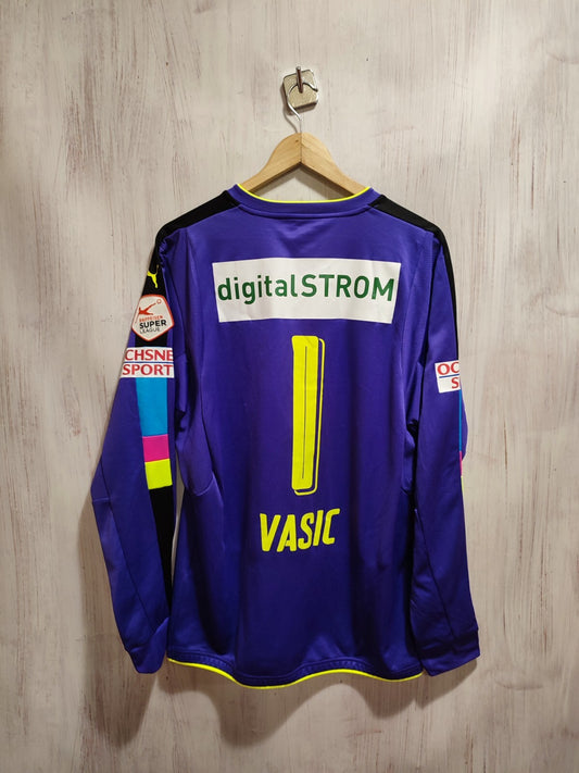 Grasshopper Zurich 2016 2017 GK Size L Puma football jersey goalkeeper L/S Vasic