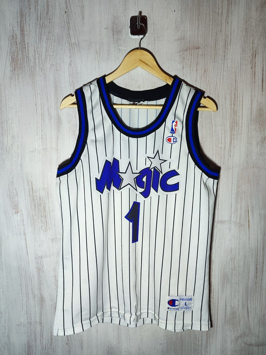 Orlando Magic #1 A. Hadaway Size L Champion Basketball shirt jersey kit Large