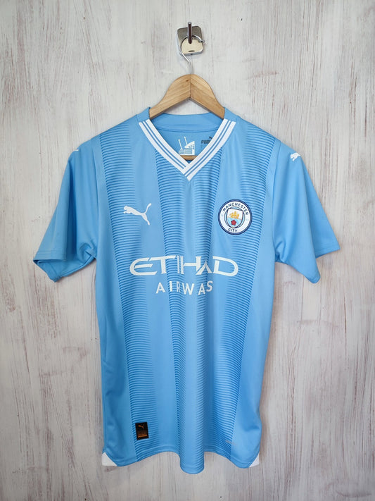 Manchester City 2023 2024 home Sz S kit shirt jersey football soccer maillot tee