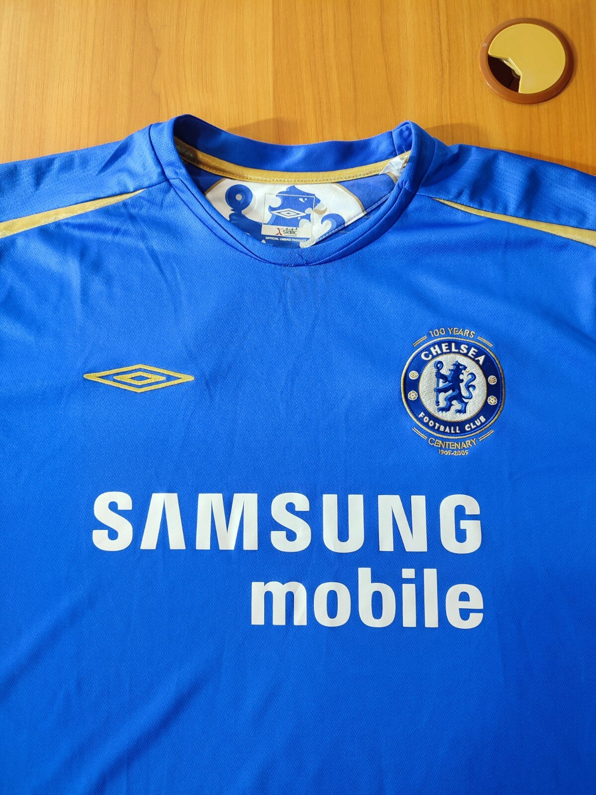 Chelsea London 2005 2006 home Sz 2XL Umbro shirt jersey football soccer kit XXL