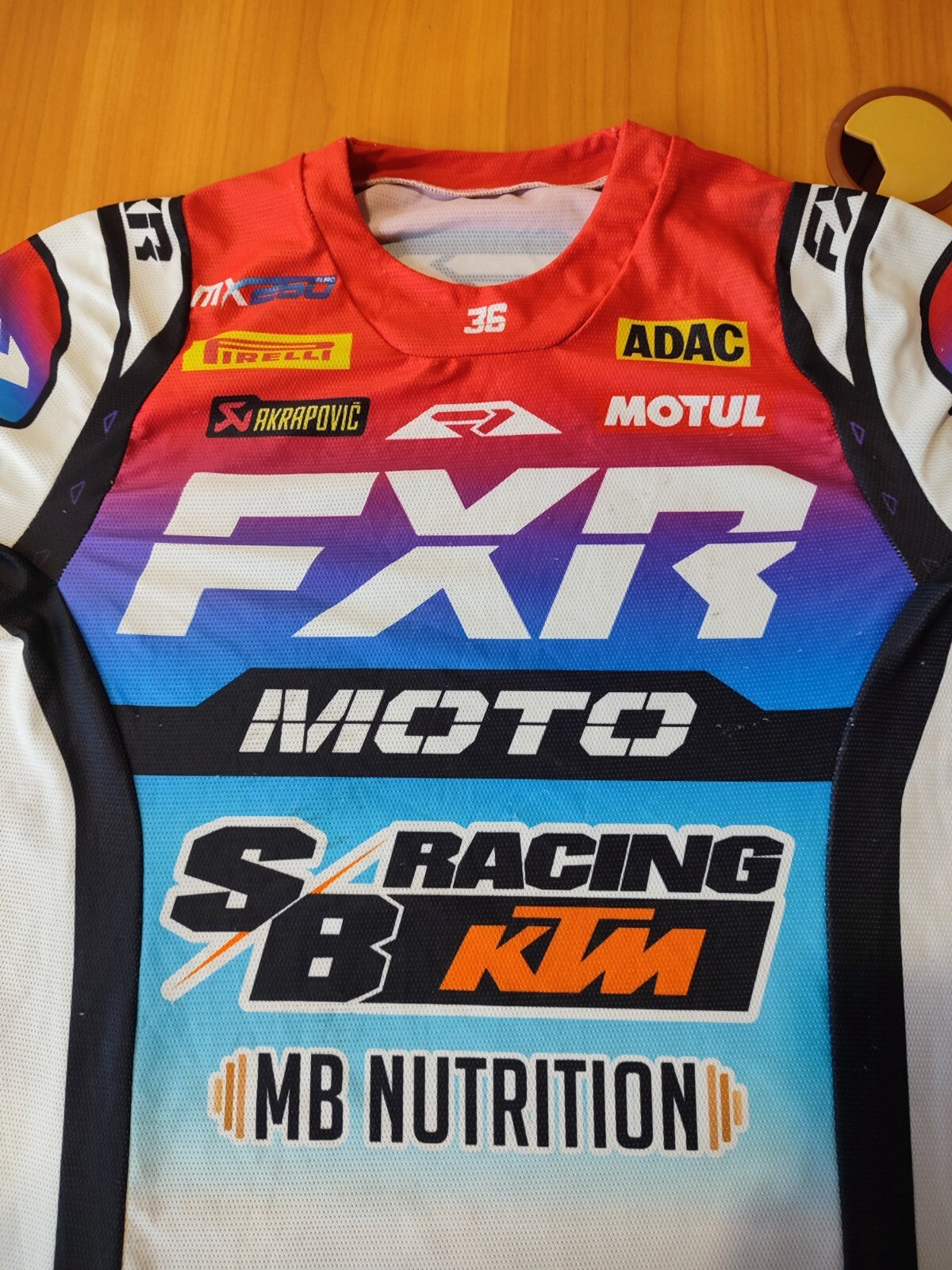 Nico Greutmann #36 motocross jersey EMX250 MXGP KTM SB team racing shirt moto MX