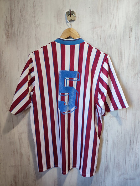 VINTAGE Manchester City 1988 1989 away Size L Umbro football soccer shirt jersey