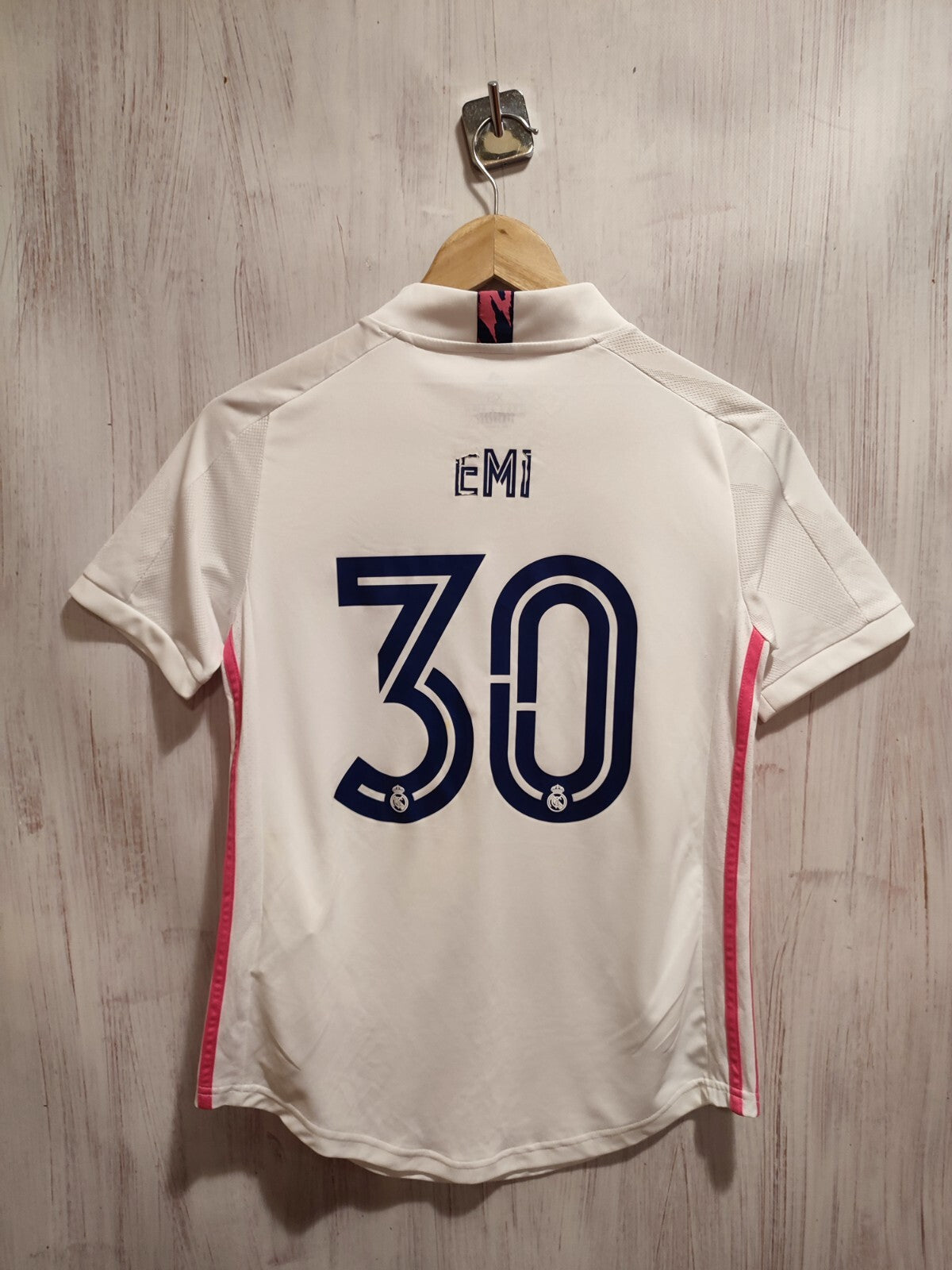 Women Real Madrid 2020 2021 home Sz XS Adidas shirts jersey football kit trikot