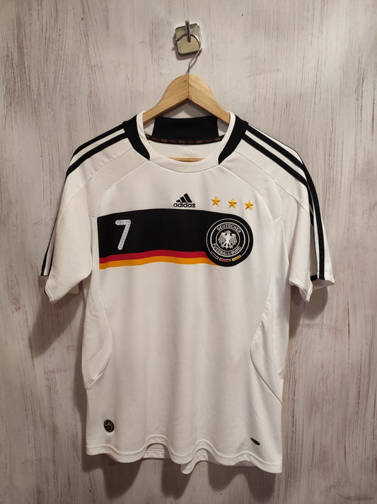 WOMEN Deutschland 2007 2008 home Sz L Germany jersey football kit Schweinsteiger