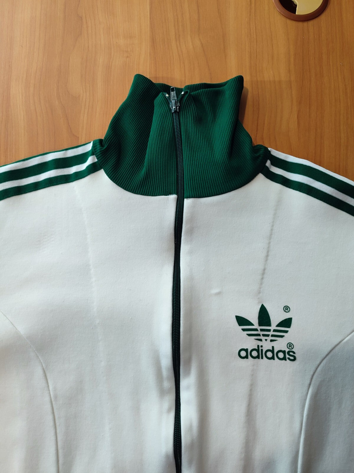 VINTAGE Republic of Ireland 1970's Sz M Adidas soccer football jacket 70's rare