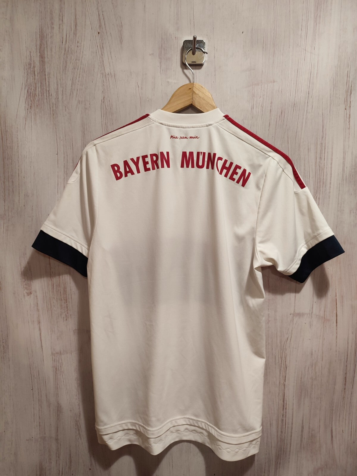 FC Bayern Munich 2015 2016 away Sz M shirt jersey soccer football Adidas kit tee