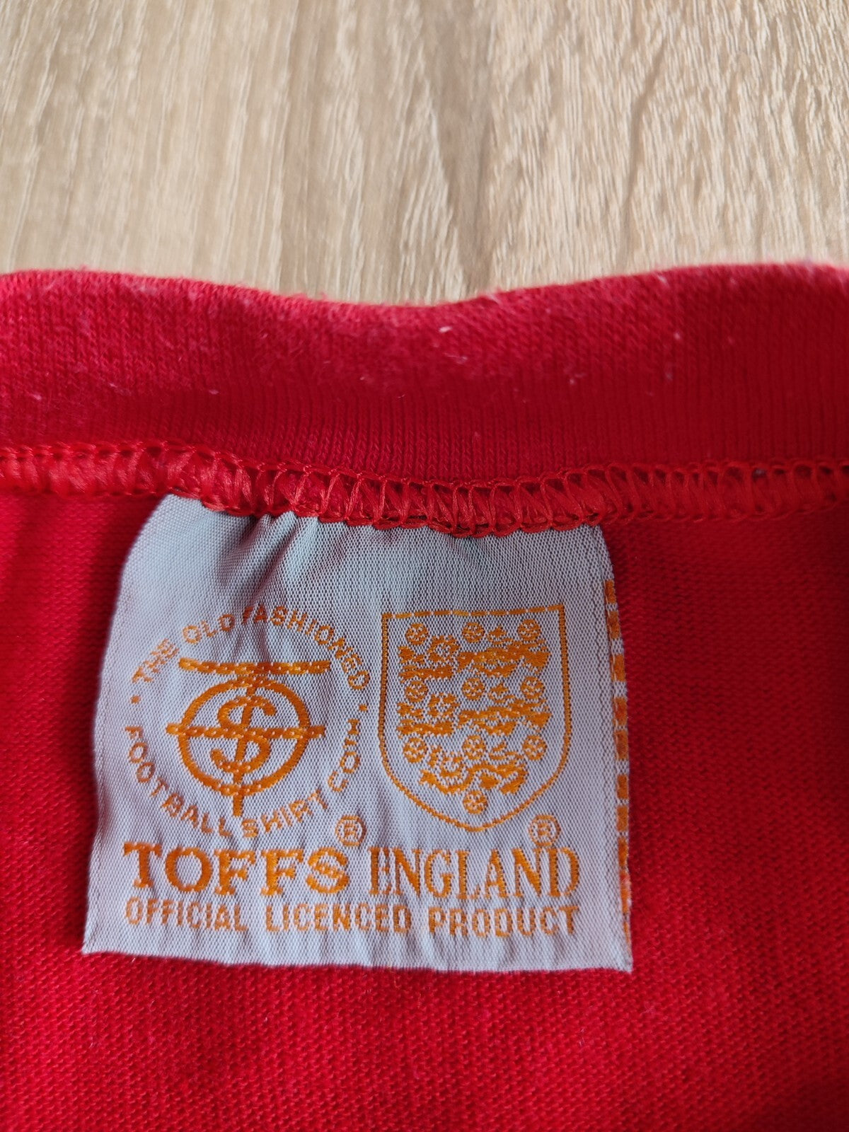 England 1966 World cup Size XL shirt jersey soccer football swetshirt kit Toffs