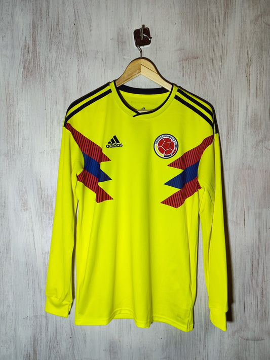 Colombia 2018 2019 home Sz M Adidas football shirt soccer jersey maillot kit tee