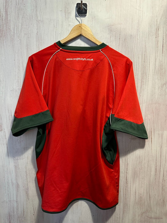 FC Cardiff City 2004 2005 away Sz M football shirt jersey soccer kit tee soccer