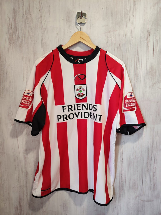 FC Southampton 2005 2006 home Size L Saints football soccer shirt jersey kit tee