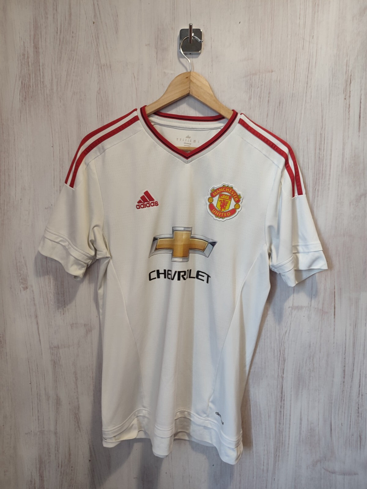 Manchester United 2015 2016 away Size M Adidas shirt jersey soccer football kit