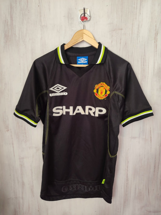VINTAGE Manchester United 1998 1999 third Sz Y shirt jersey soccer kit 3rd Giggs