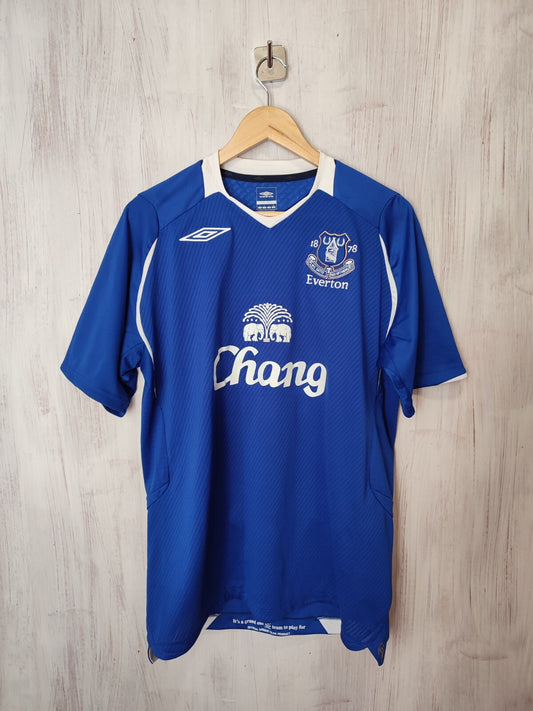 FC Everton 2008 2009 home Size L Umbro football shirt jersey soccer maillot kit