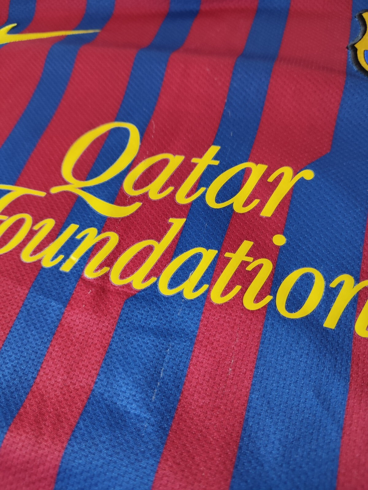 FC Barcelona 2011 2012 home Size S Nike shirt jersey Barca soccer fotball kit