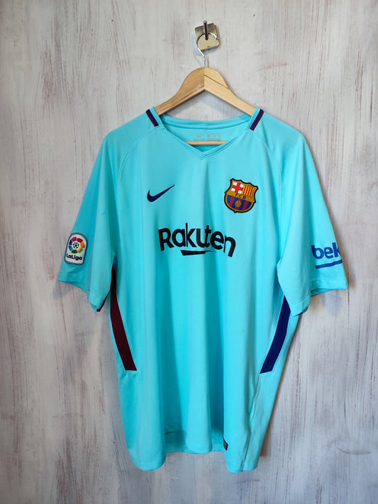 FC Barcelona 2017 2018 away 2XL Nike shirt jersey soccer football kit XXL Messi