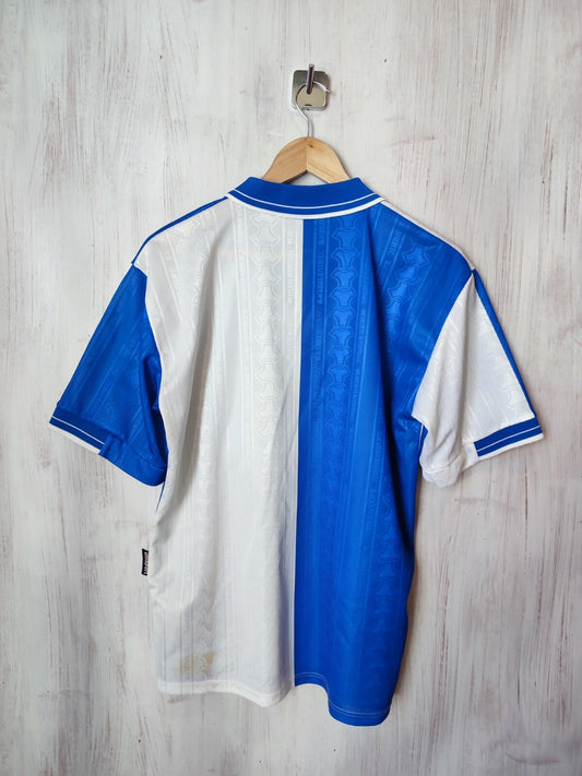 Blackburn Rovers FC 1999 2000 home Sz M soccer shirt jersey football kit VINTAGE