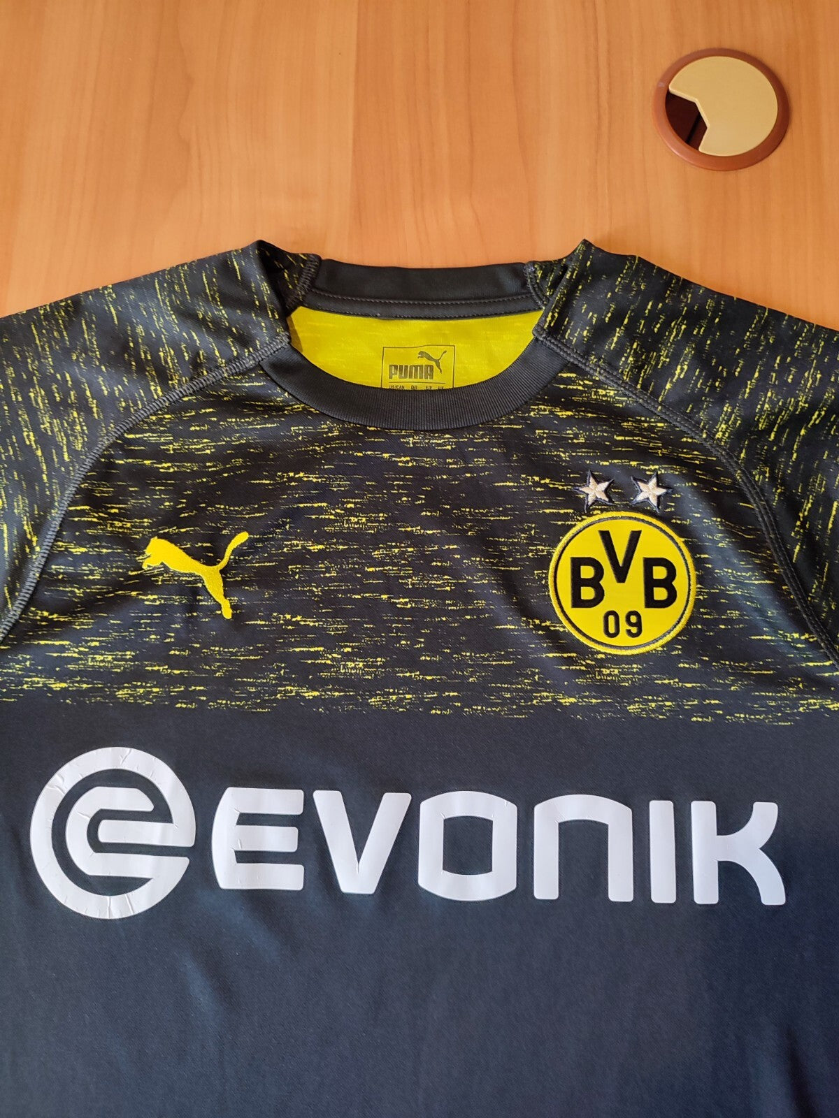 Borussia Dortmund 2018 2019 away Sz M Puma jersey shirt football kit soccer tee