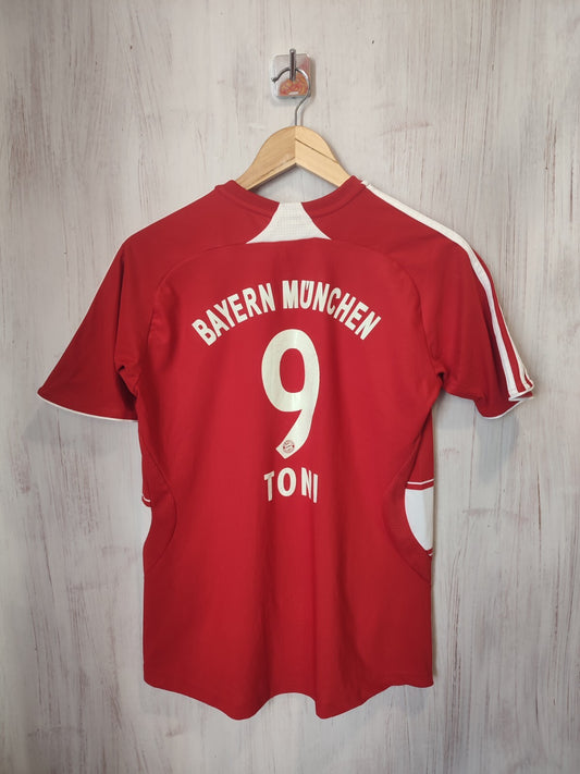 FC Bayern Munich 2008 2009 home Sz S shirt jersey soccer football kit tee Toni
