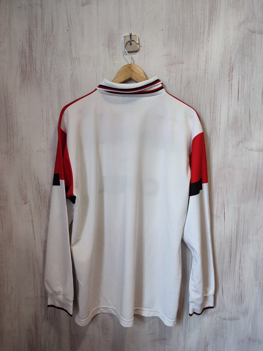 AC Milan 1994 1995 away Sz XL Lotto shirt jersey football soccer kit millot L/S